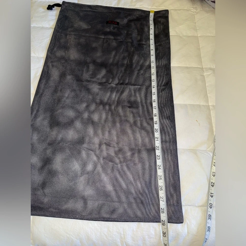 TUMI grey Drawstring Dust Bag
